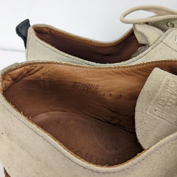 Heshung Mens Oxford cream sued shoes size 7 "Bryone" - Picture 6 of 6